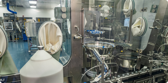 Sterile injectable filling line